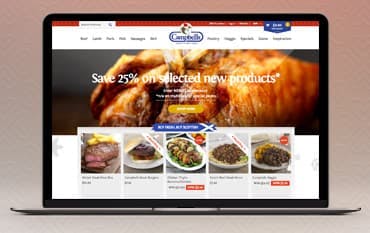 Campbells Meat homepage