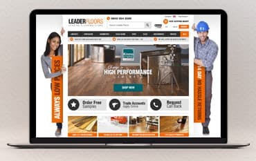 Leader Floors homepage