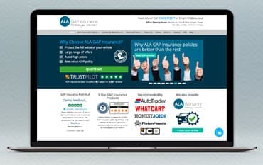 ALA GAP Insurance homepage