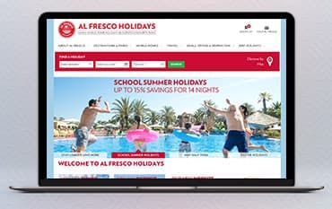 Al Fresco Holidays homepage