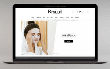 BeyondBeautiful homepage