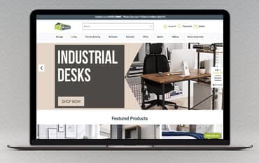 Big Furniture Warehouse homepage