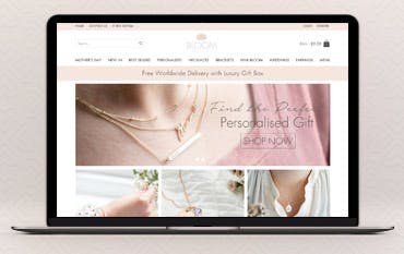 Bloom Boutique homepage