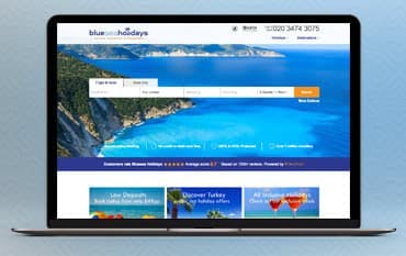 Blue Sea Holidays homepage