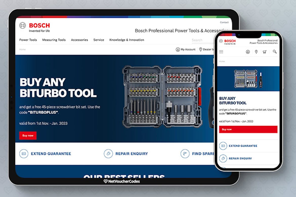 8 Bosch Professional Power Tools Discount Codes & Deals for July 2023