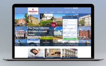 Britannia Hotels homepage