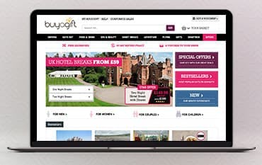 Buyagift homepage