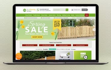 Buy Fencing Direct homepage