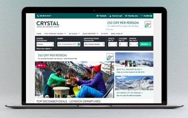 Crystal Ski homepage