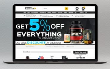 Discount Supplements homepage