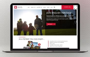 English Heritage homepage