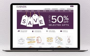 F.Hinds Jewellers homepage