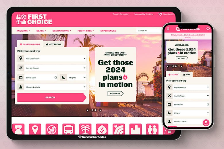 FIRST CHOICE Discount Code 2023 / 2024 £500 OFF in Sep