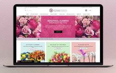 Flower Station homepage