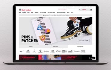 Foot Locker homepage