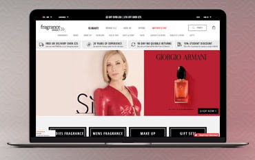 Fragrancedirect homepage