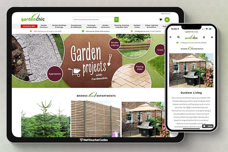 Garden Chic homepage