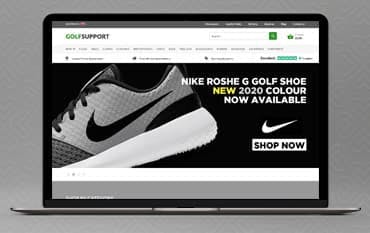 Golf Support homepage