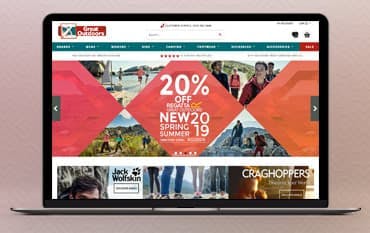 Great Outdoors Superstore homepage