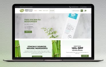 Green People homepage