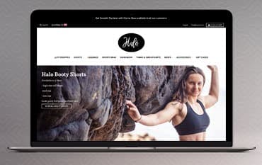 Halo Fitness homepage
