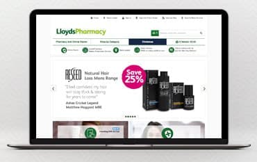 Lloydspharmacy homepage