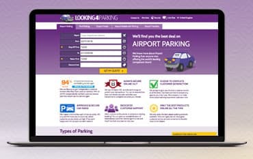 Looking4Parking homepage