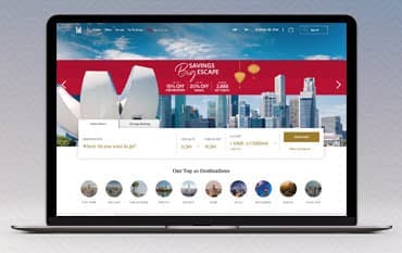 Millennium Hotels homepage