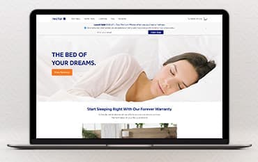 Nectar Sleep homepage