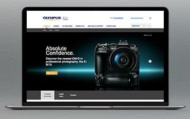 Olympus homepage