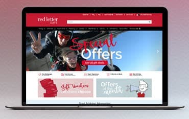Red Letter Days homepage