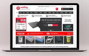 Roofing Superstore homepage
