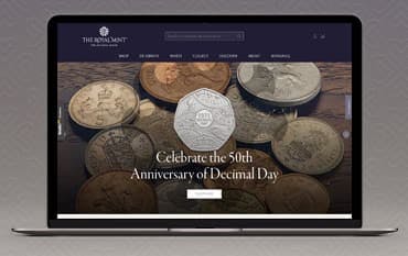 The Royal Mint homepage