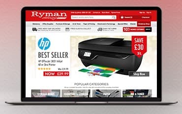 Ryman homepage