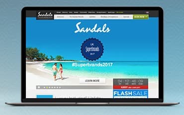 Sandals homepage