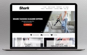 Shark Clean homepage