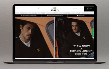 Stuarts London homepage