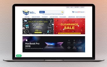 Tech in the Basket homepage