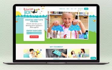 Toucan Box homepage