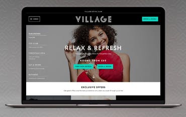Village Hotels homepage