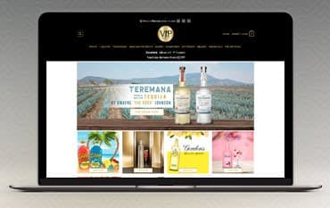 VIP Bottles homepage