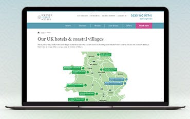 Warner Leisure Hotels homepage