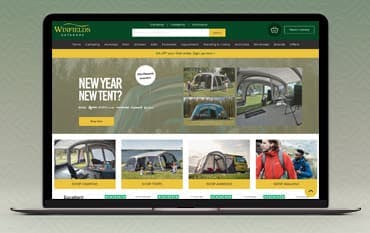Winfields Outdoors homepage